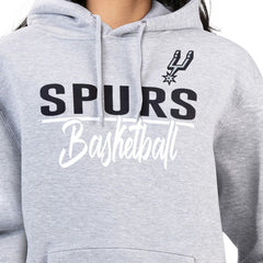 San Antonio Spurs G-III 4Her by Carl Banks Women's Graphics Fleece Pullover Hoodie Heather Gray
