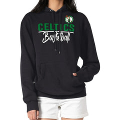 Boston Celtics G-III 4Her by Carl Banks Women's Graphics Fleece Pullover Hoodie Black