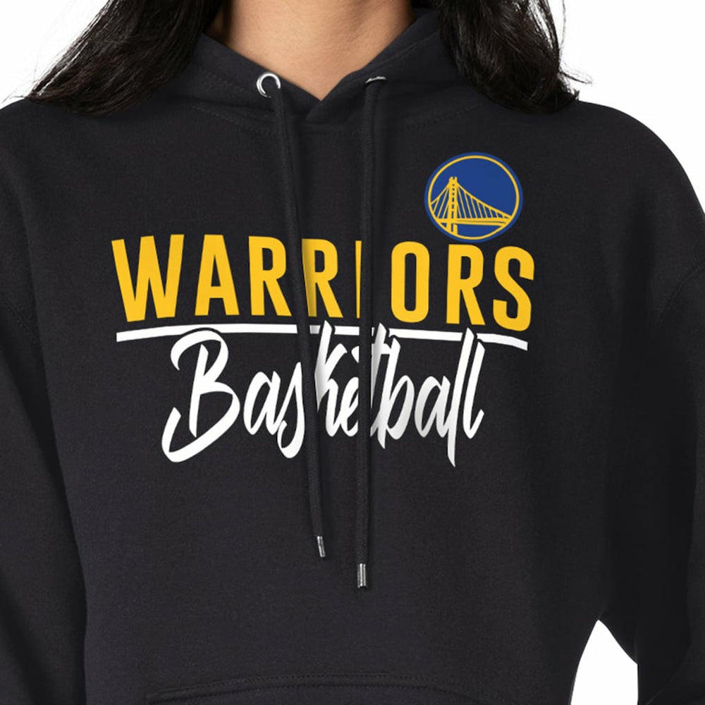 Golden State Warriors G-III 4Her by Carl Banks Women's Graphics Fleece Pullover Hoodie Black