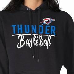 Oklahoma City Thunder G-III 4Her by Carl Banks Women's Graphics Fleece Pullover Hoodie Black