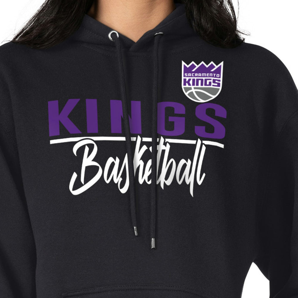 Sacramento Kings G-III 4Her by Carl Banks Women's Graphics Fleece Pullover Hoodie Black
