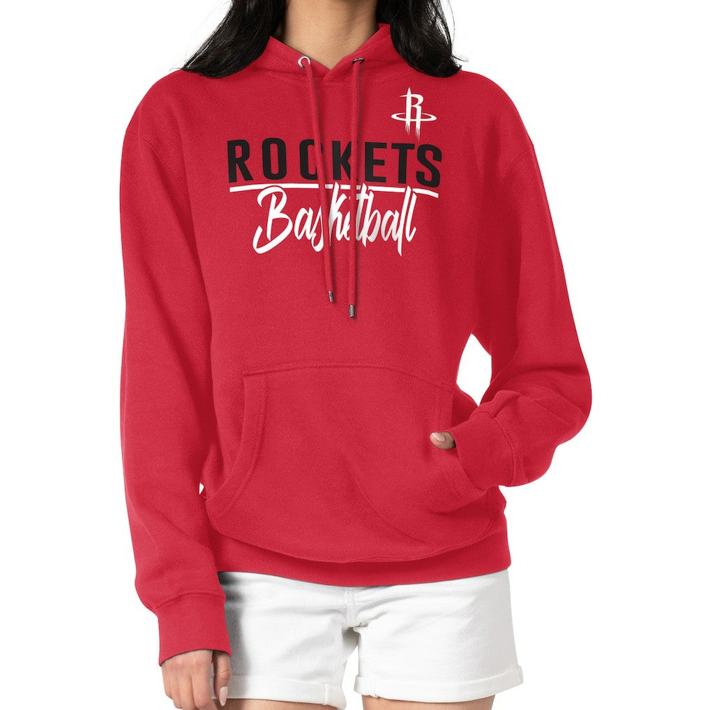 Houston Rockets G-III 4Her by Carl Banks Women's Graphics Fleece Pullover Hoodie Red