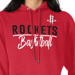 Houston Rockets G-III 4Her by Carl Banks Women's Graphics Fleece Pullover Hoodie Red