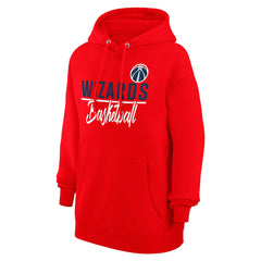 Washington Wizards G-III 4Her by Carl Banks Women's Graphics Fleece Pullover Hoodie Red
