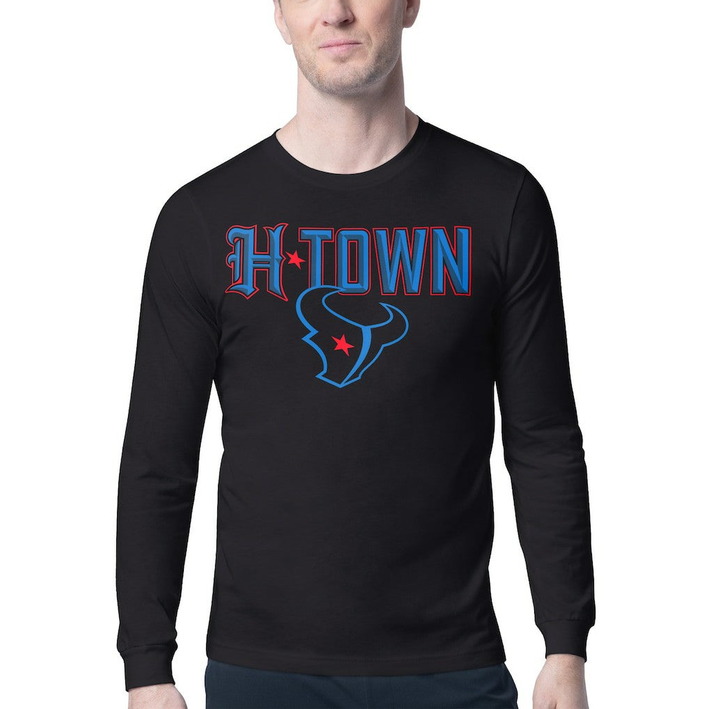 Houston Texans Starter H-Town Graphic Long Sleeve T-Shirt - Black - NFL