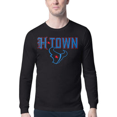 Houston Texans Starter H-Town Graphic Long Sleeve T-Shirt - Black - NFL