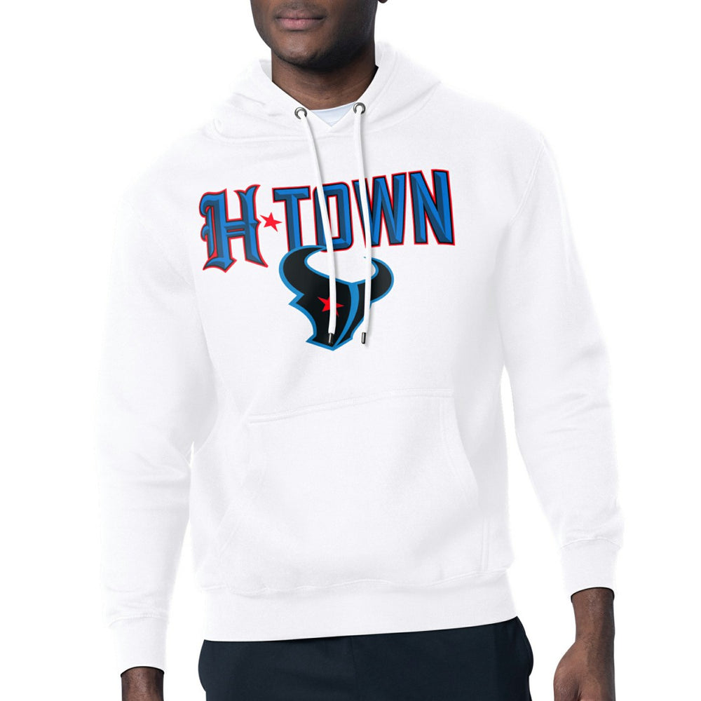 Houston Texans Starter H-Town Graphic Fleece Pullover Hoodie - White - NFL