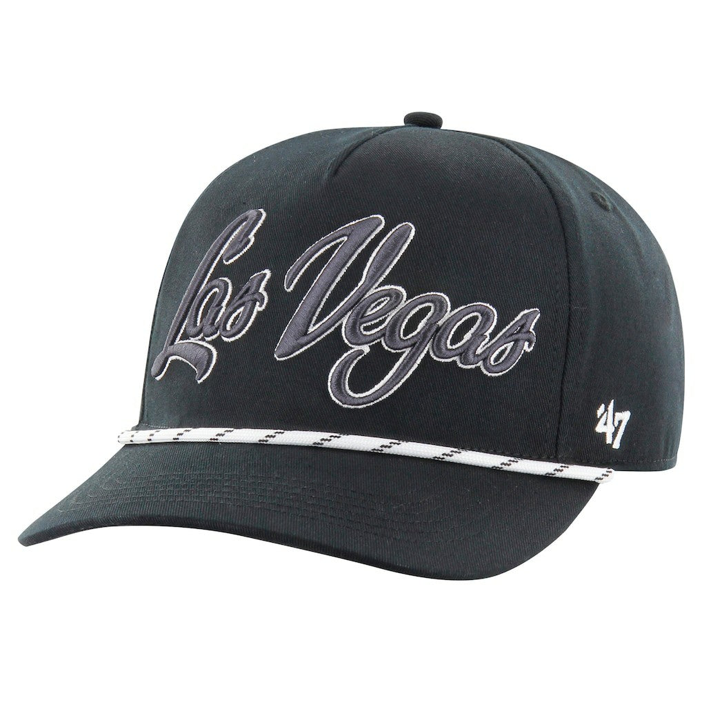 Las Vegas Raiders '47 Overhand Speckle Hitch Adjustable Hat - Black - 47 brand