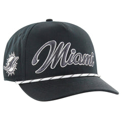 Miami Dolphins '47 Overhand Speckle Hitch Adjustable Hat - Black - 47 brand