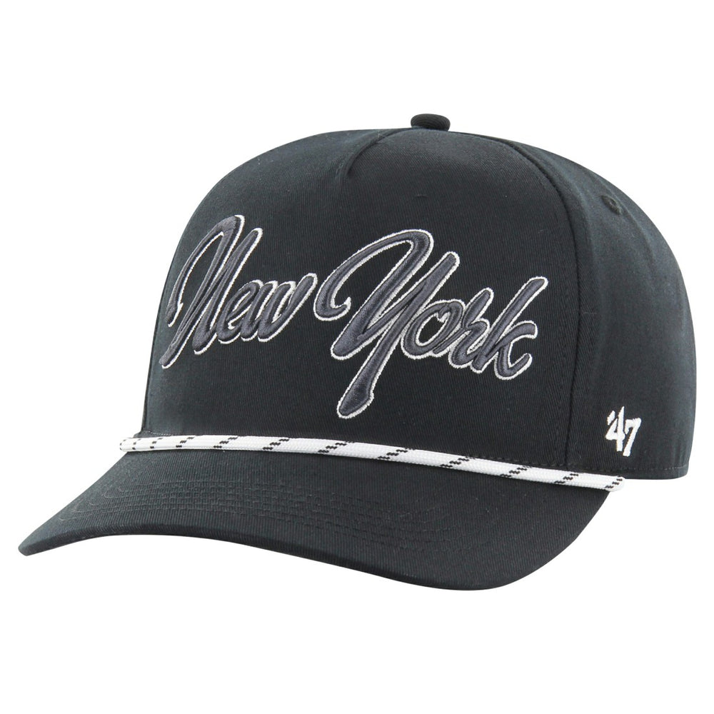 New York Jets '47 Overhand Speckle Hitch Adjustable Hat - Black - 47 brand