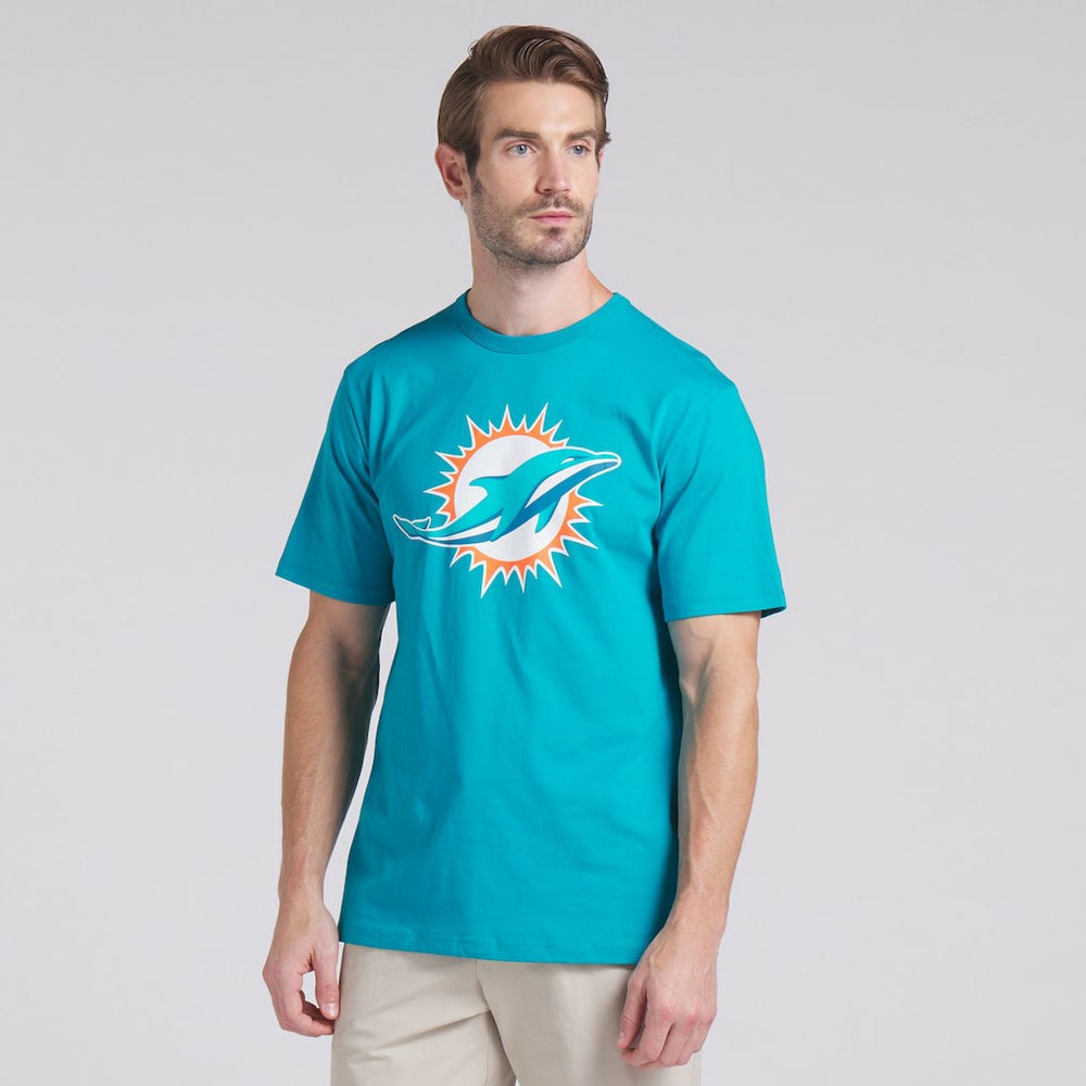 Miami Dolphins Field Goal Legacy T-Shirt - Aqua - Fanatics