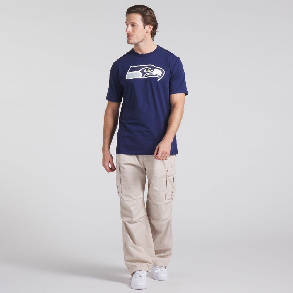 Seattle Seahawks Field Goal Legacy T-Shirt - College Navy - Fanatics
