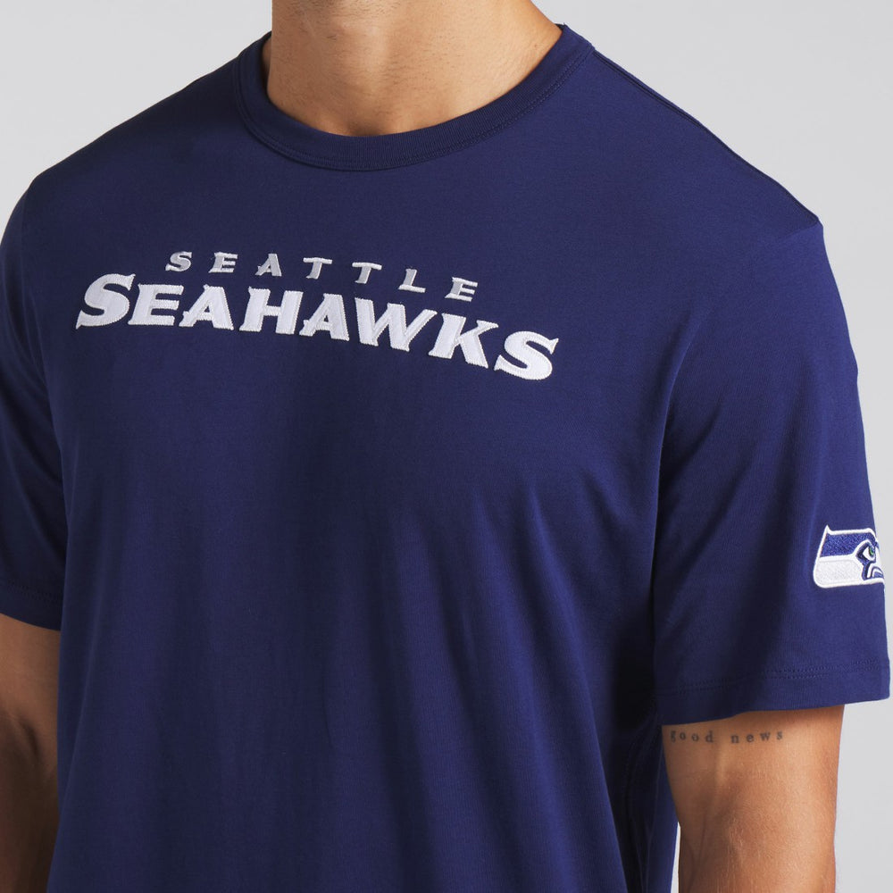 Seattle Seahawks Option Route Legacy T-Shirt - College Navy - Fanatics