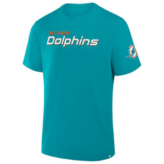 Miami Dolphins Option Route Legacy T-Shirt - Aqua - Fanatics
