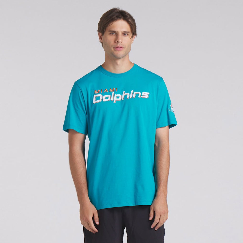 Miami Dolphins Option Route Legacy T-Shirt - Aqua - Fanatics