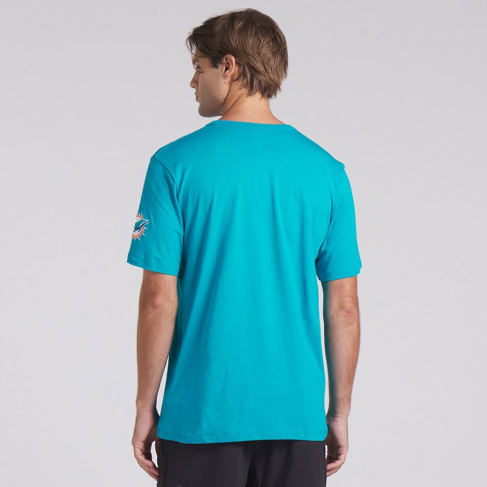 Miami Dolphins Option Route Legacy T-Shirt - Aqua - Fanatics