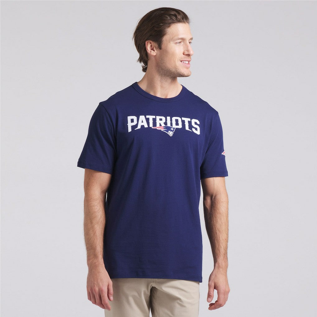 New England Patriots Option Route Legacy T-Shirt - Navy - Fanatics