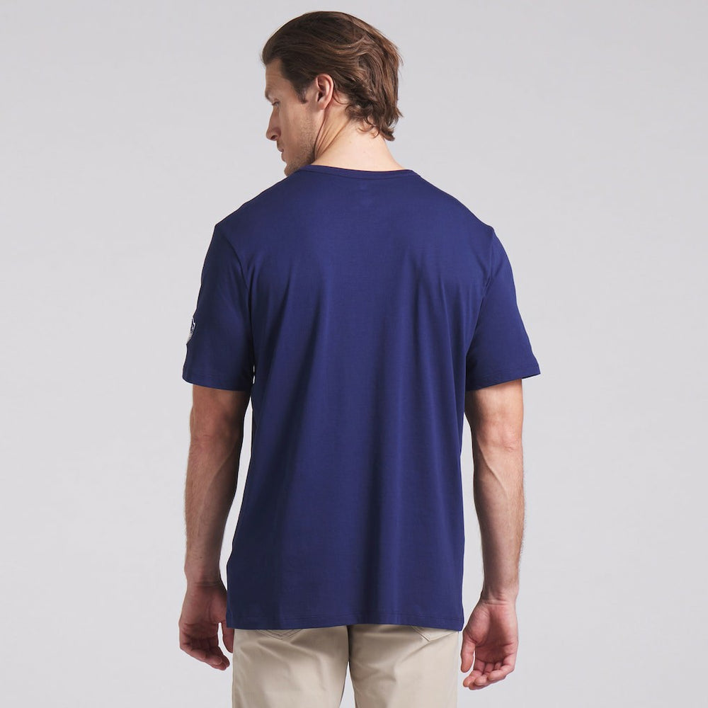 New England Patriots Option Route Legacy T-Shirt - Navy - Fanatics