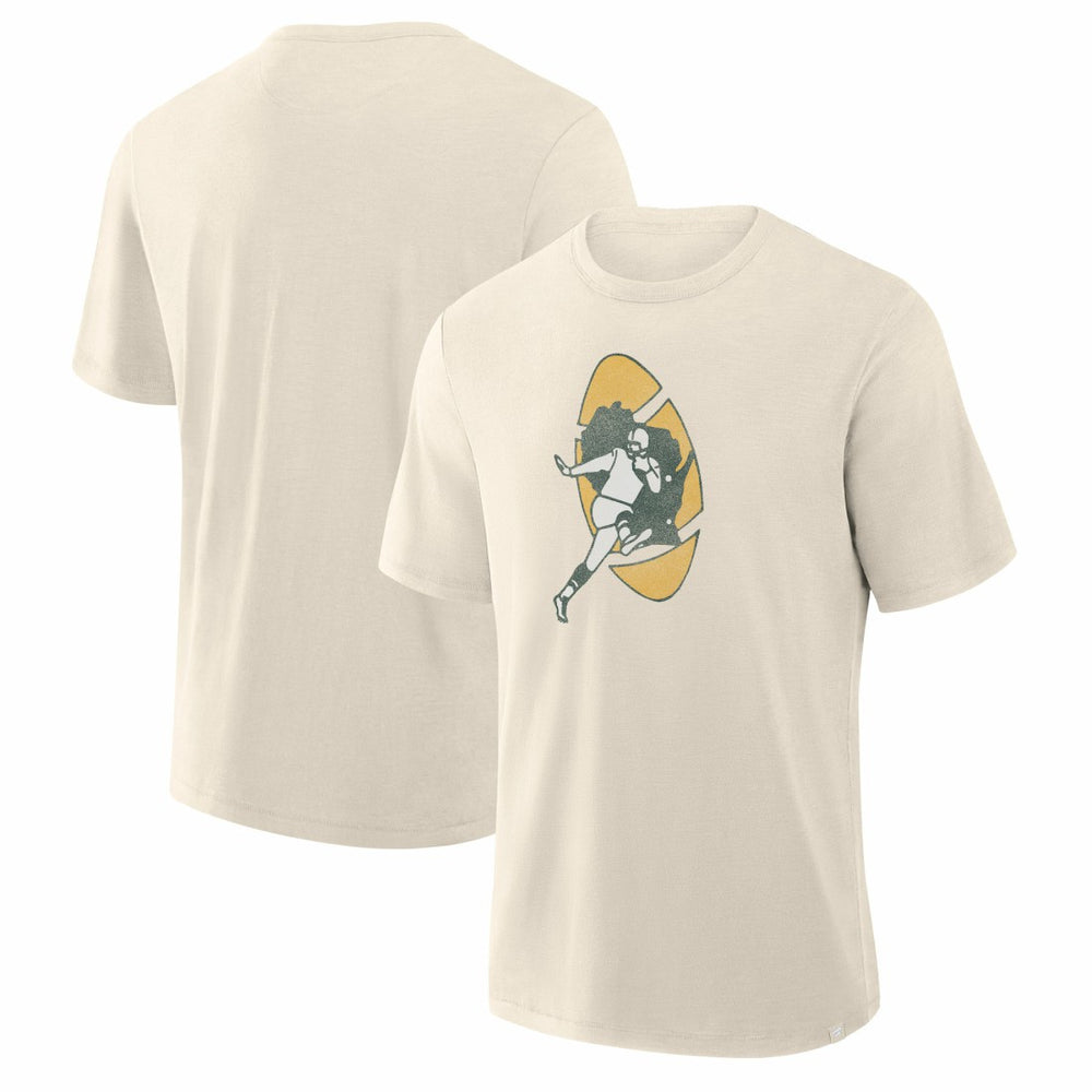 Green Bay Packers Slub T-Shirt - Cream - Fanatics