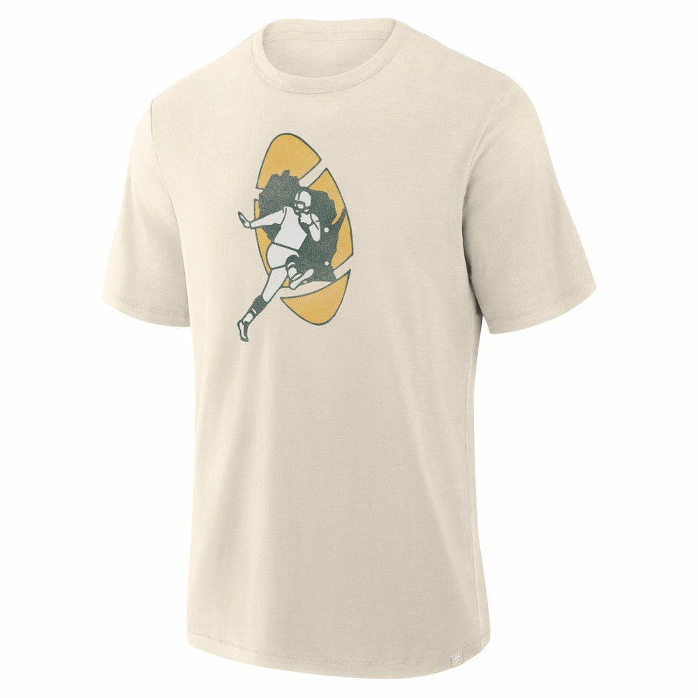 Green Bay Packers Slub T-Shirt - Cream - Fanatics