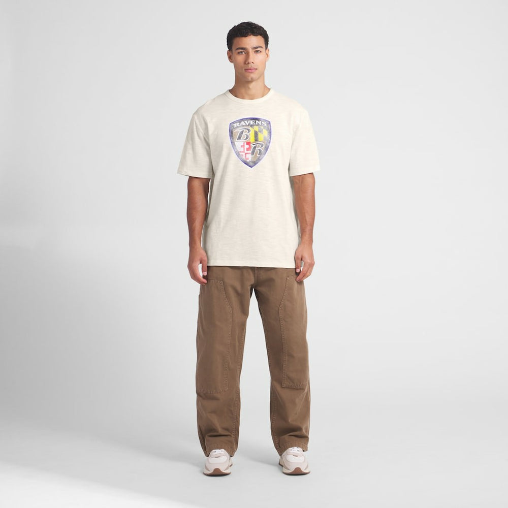 Baltimore Ravens Slub T-Shirt - Cream - Fanatics