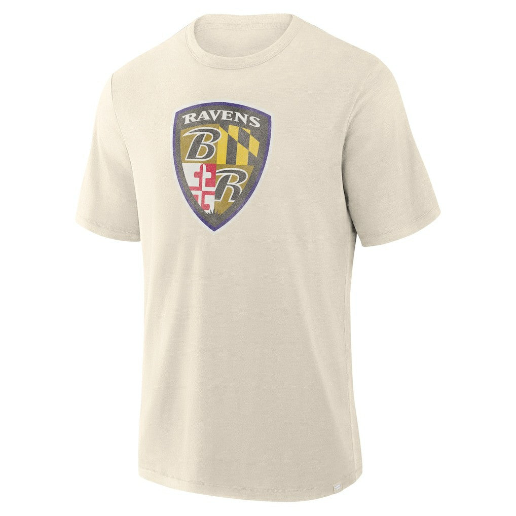 Baltimore Ravens Slub T-Shirt - Cream - Fanatics