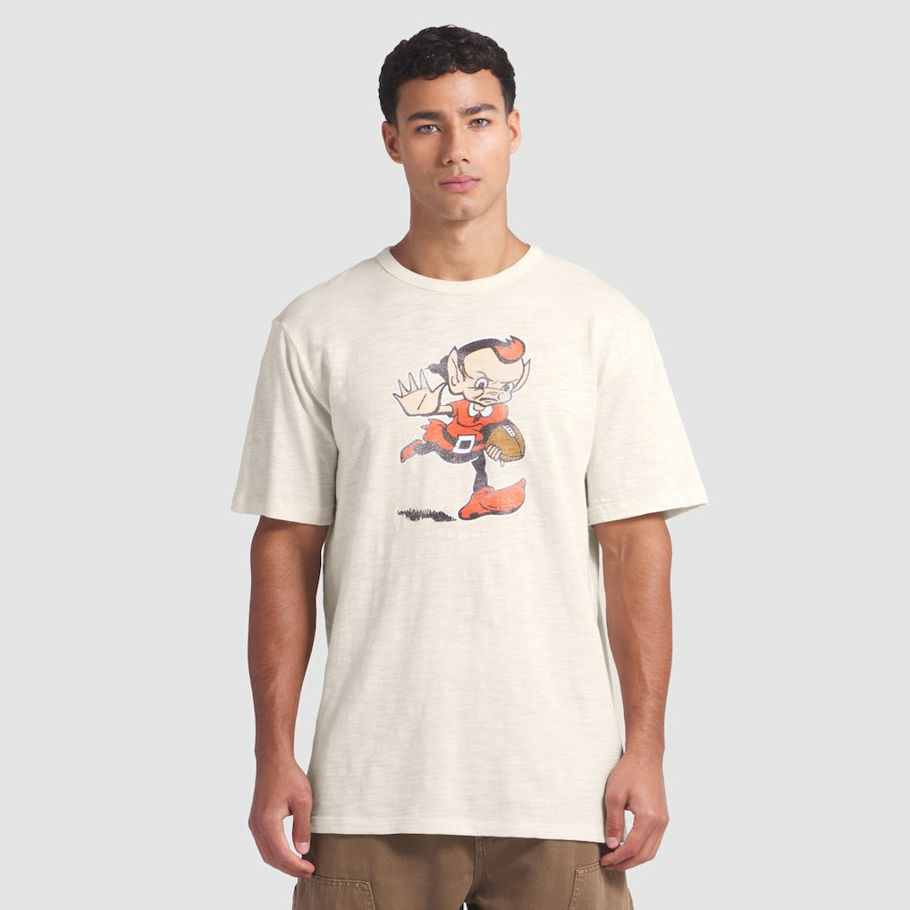 Cleveland Browns Slub T-Shirt - Cream - Fanatics