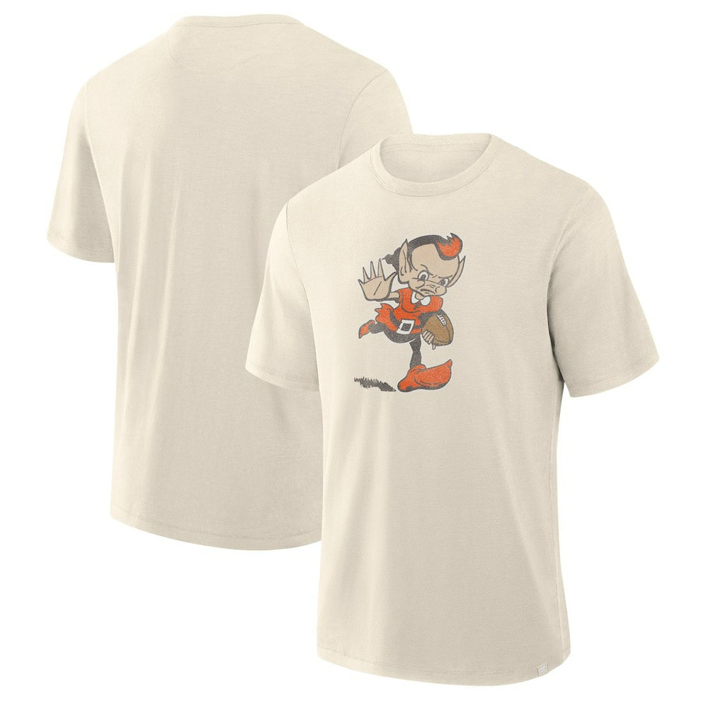 Cleveland Browns Slub T-Shirt - Cream - Fanatics