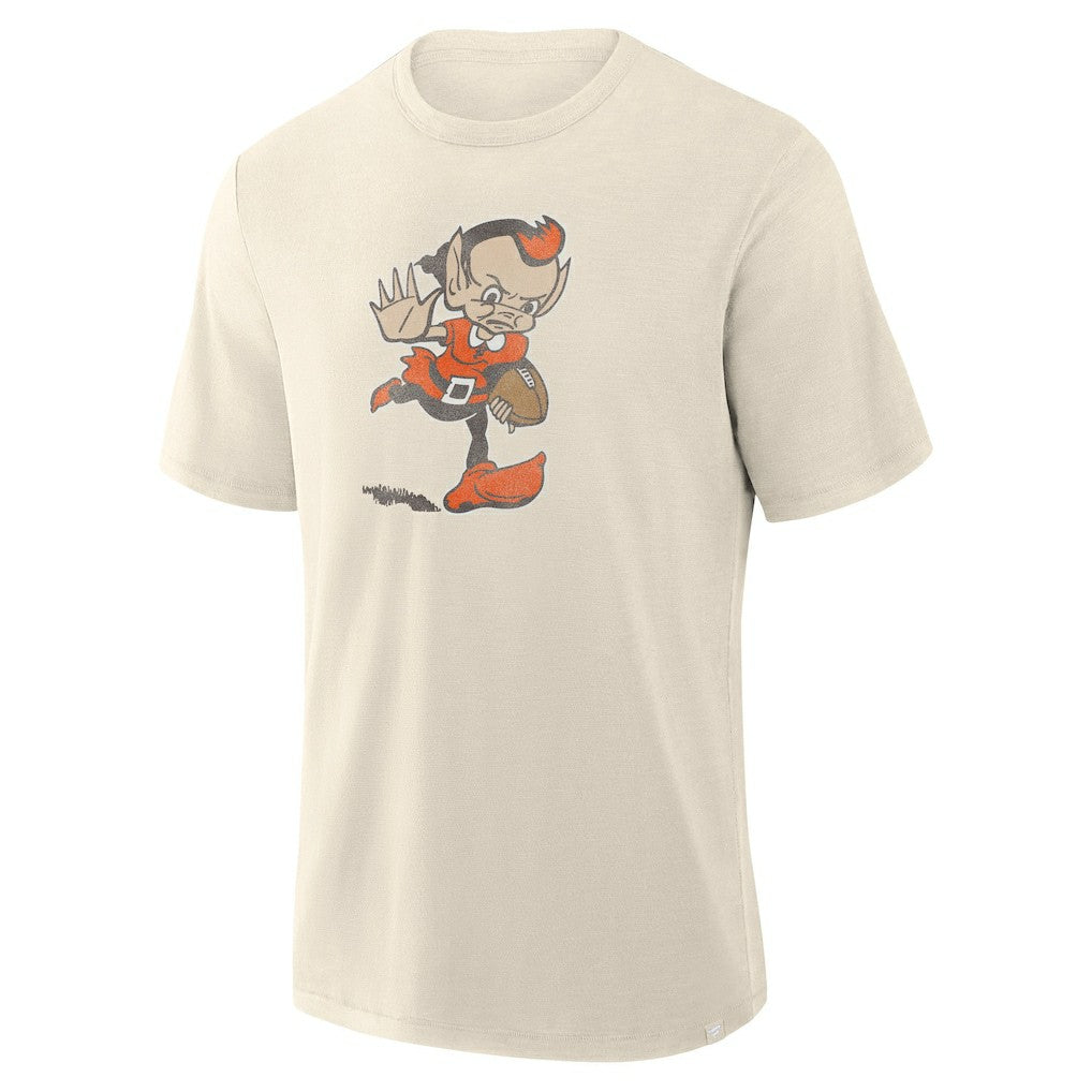 Cleveland Browns Slub T-Shirt - Cream - Fanatics