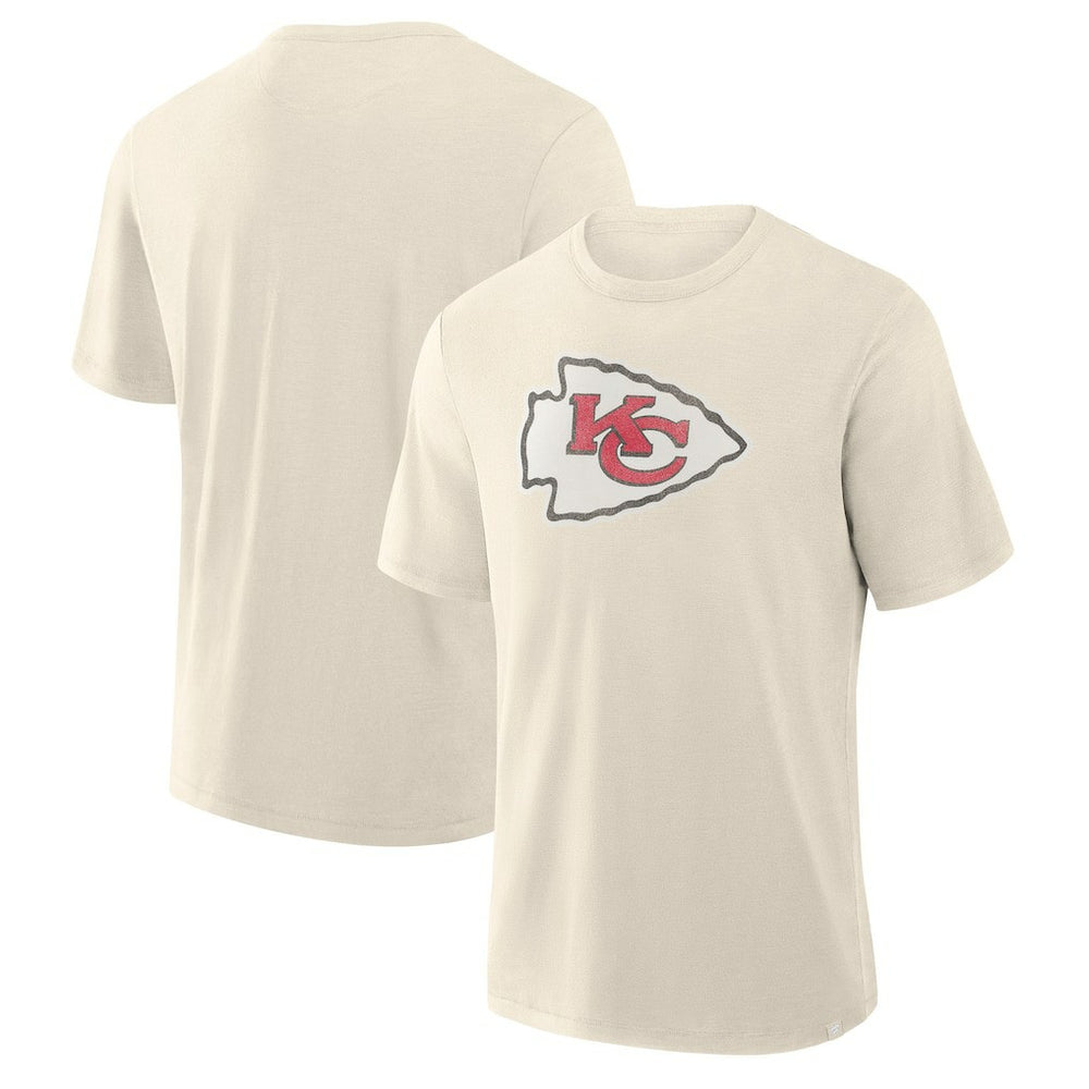 Kansas City Chiefs Slub T-Shirt - Cream - Fanatics