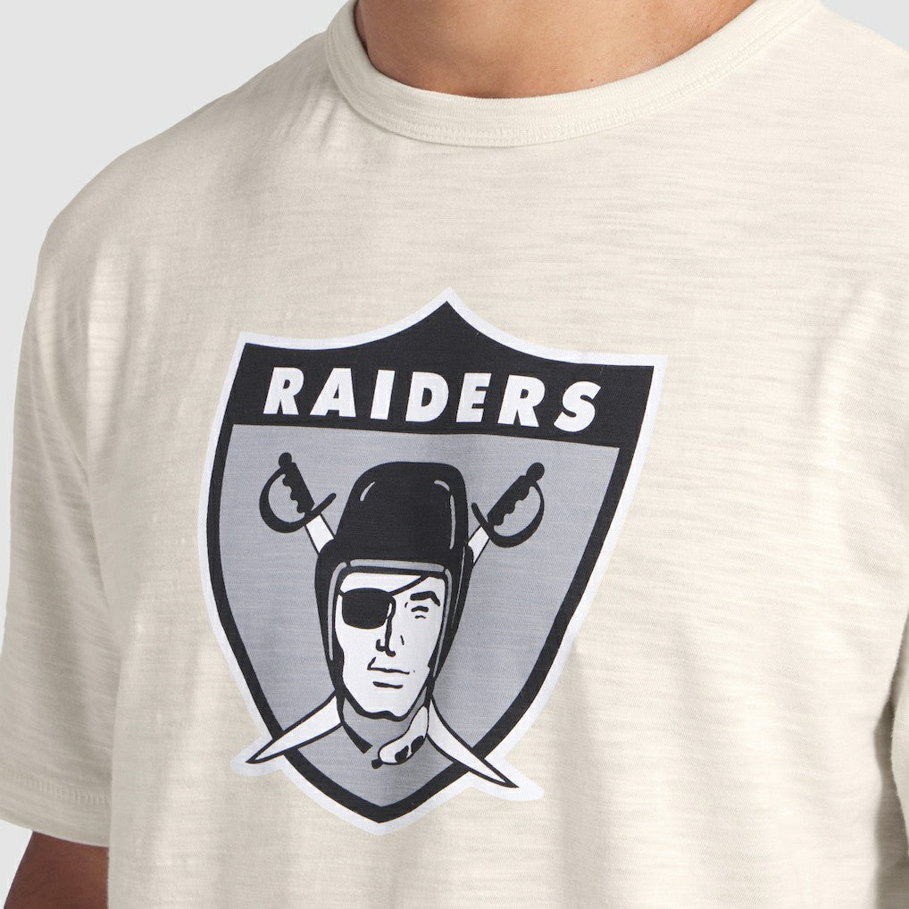 Las Vegas Raiders Slub T-Shirt - Cream - Fanatics