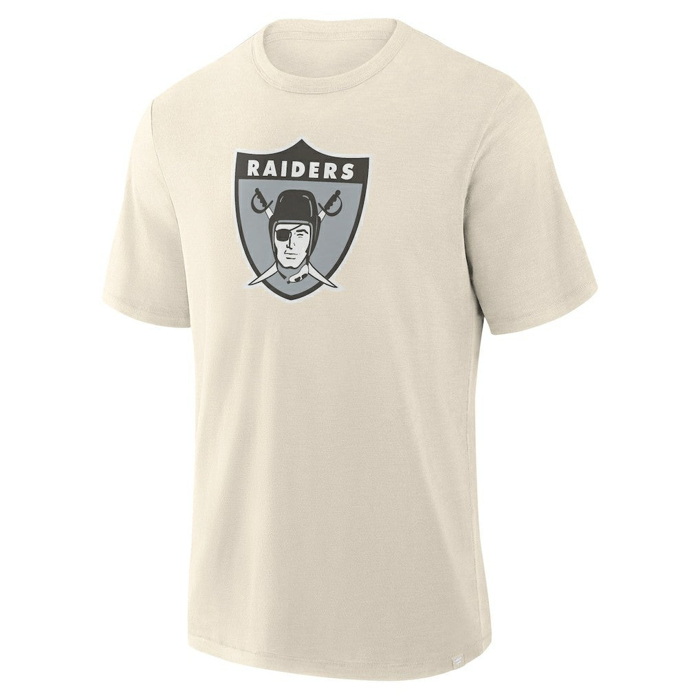 Las Vegas Raiders Slub T-Shirt - Cream - Fanatics