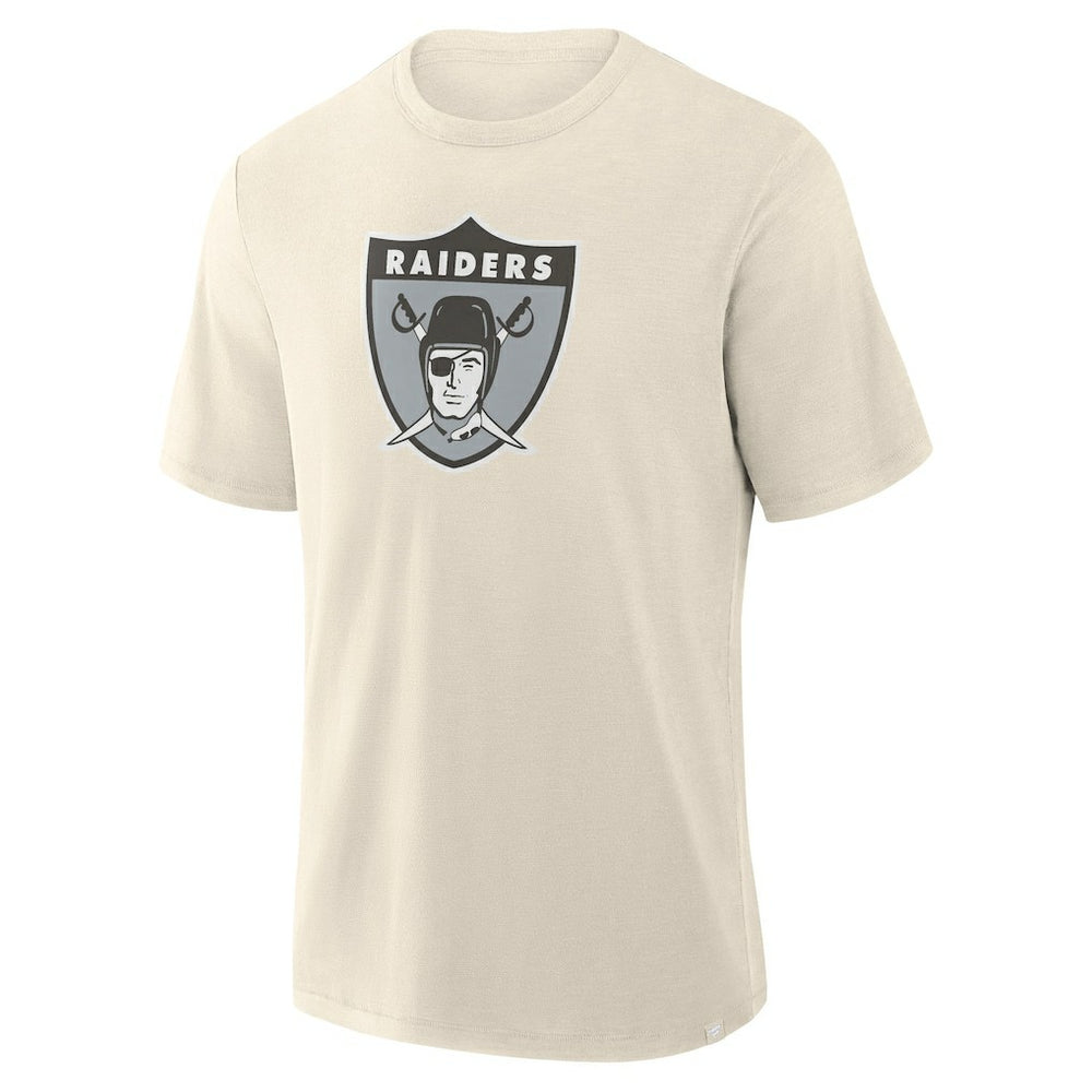 Las Vegas Raiders Slub T-Shirt - Cream - Fanatics