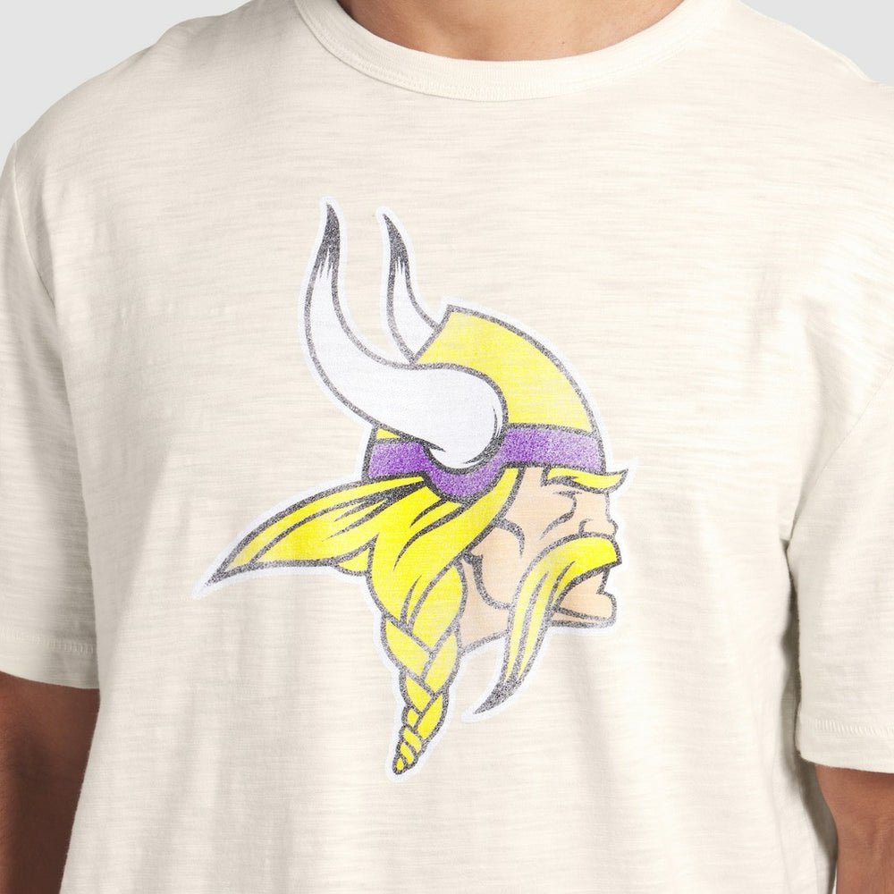 Minnesota Vikings Slub T-Shirt - Cream - Fanatics