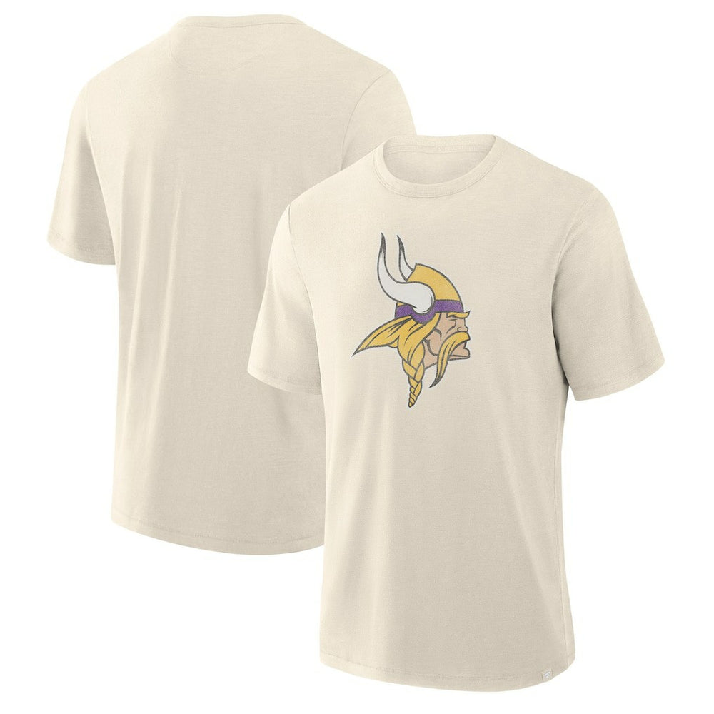 Minnesota Vikings Slub T-Shirt - Cream - Fanatics