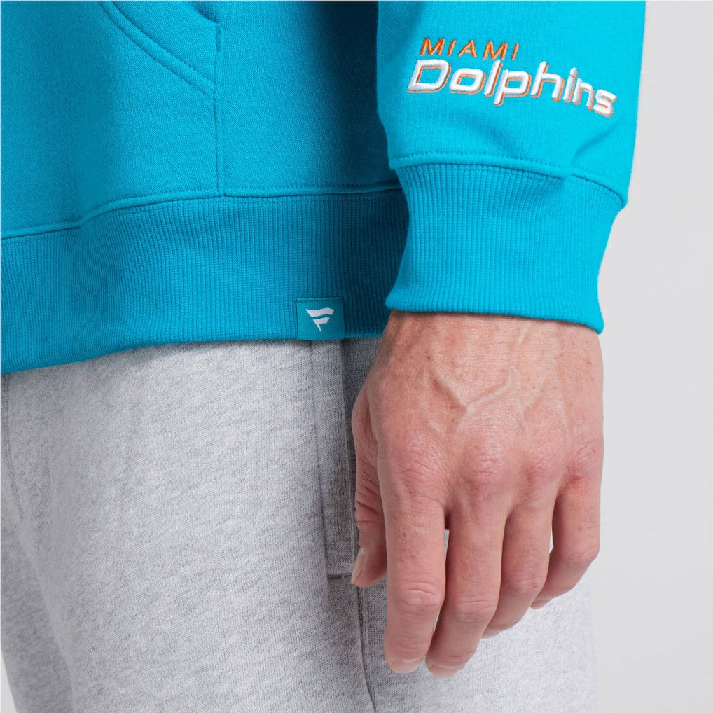 Miami Dolphins Pylon Cam Legacy Pullover Hoodie - Aqua - Fanatics