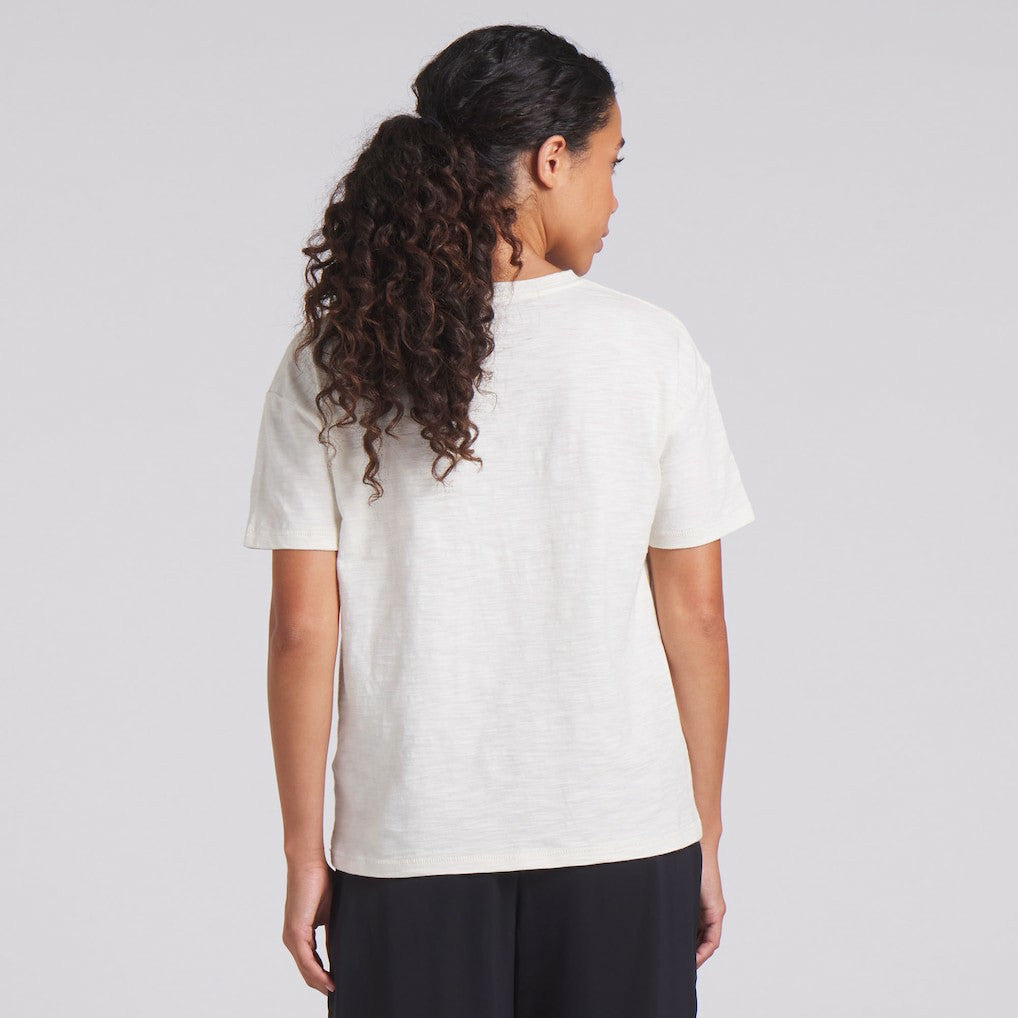 San Francisco 49ers Women's Trick Play Slub Boxy T-Shirt - Cream - Fanatics