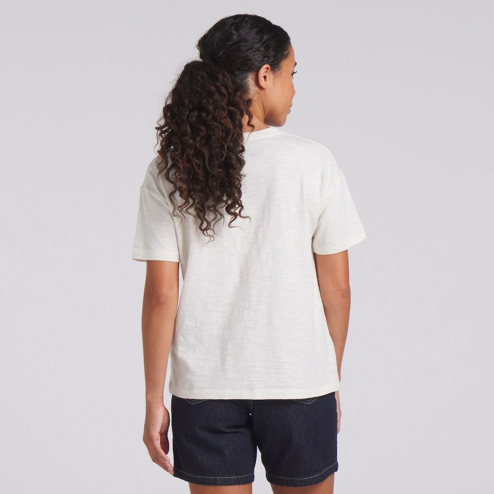 Cleveland Browns Women's Trick Play Slub Boxy T-Shirt - Cream - Fanatics