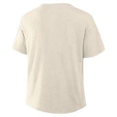 Dallas Cowboys Women's Trick Play Slub Boxy T-Shirt - Cream - Fanatics