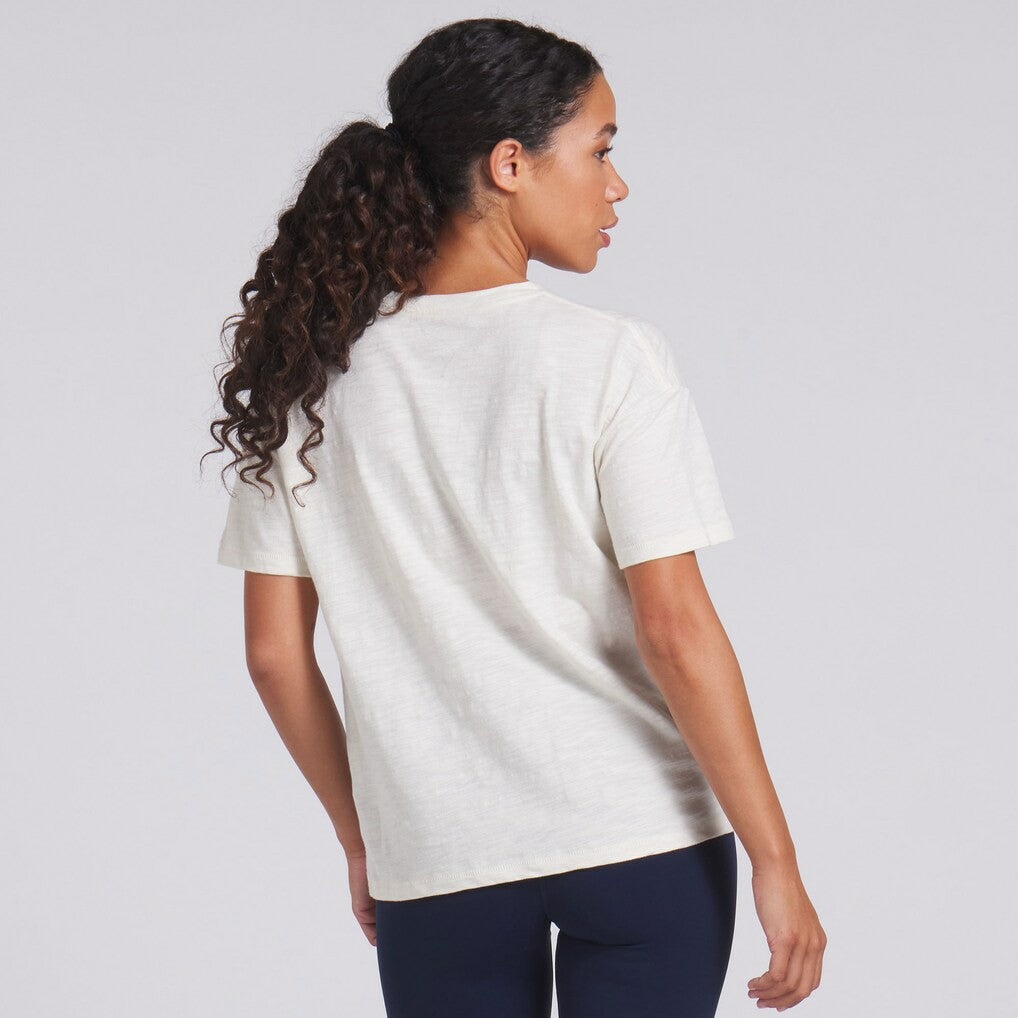 Dallas Cowboys Women's Trick Play Slub Boxy T-Shirt - Cream - Fanatics