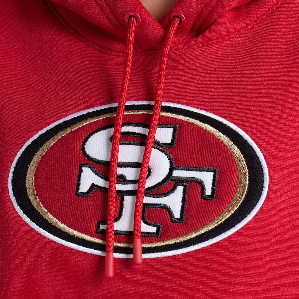 San Francisco 49ers Women's Legacy Fleece Pullover Hoodie - Scarlet - Fanatics