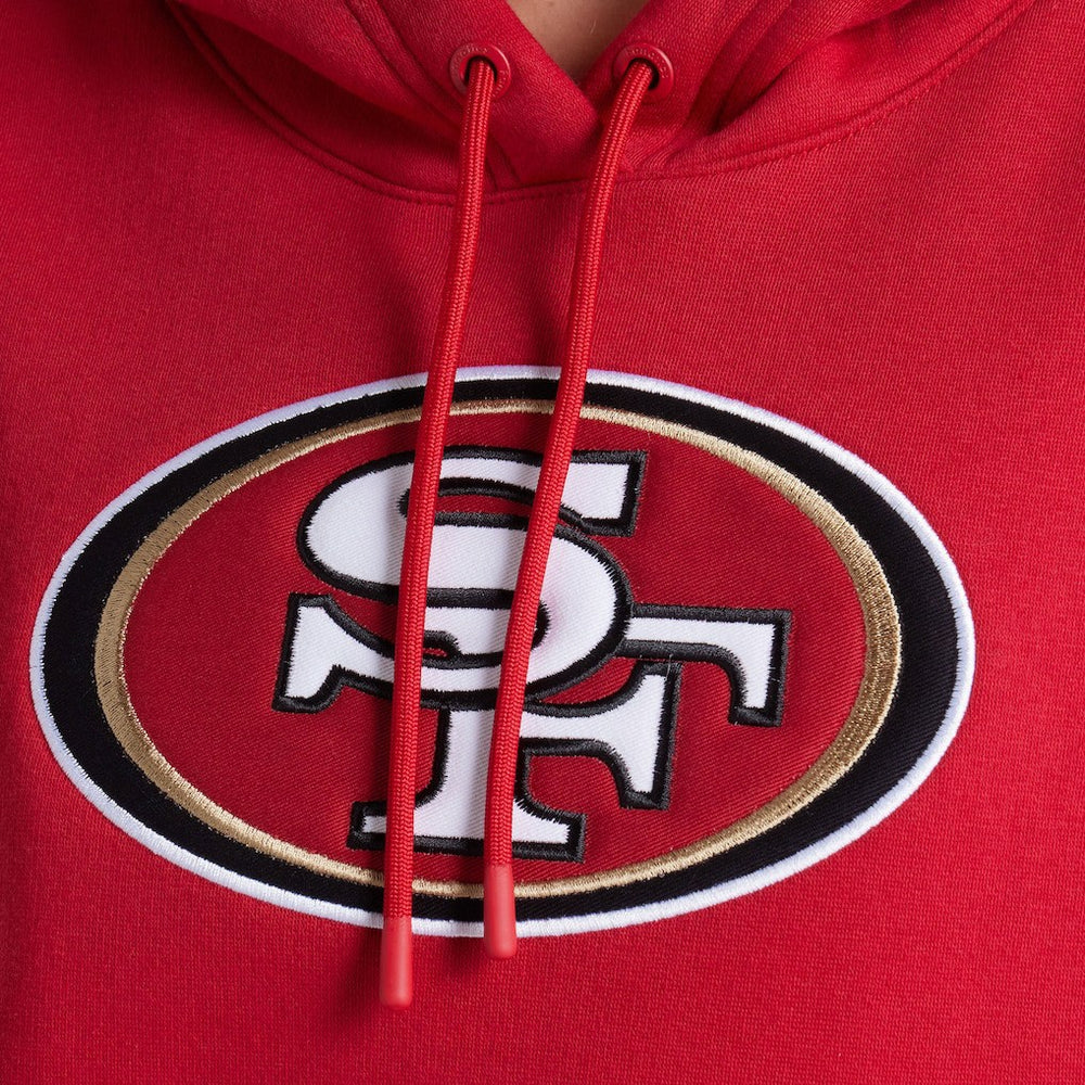 San Francisco 49ers Women's Legacy Fleece Pullover Hoodie - Scarlet - Fanatics