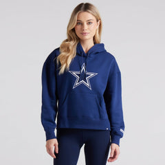 Dallas Cowboys Women's Legacy Fleece Pullover Hoodie - Navy - Fanatics