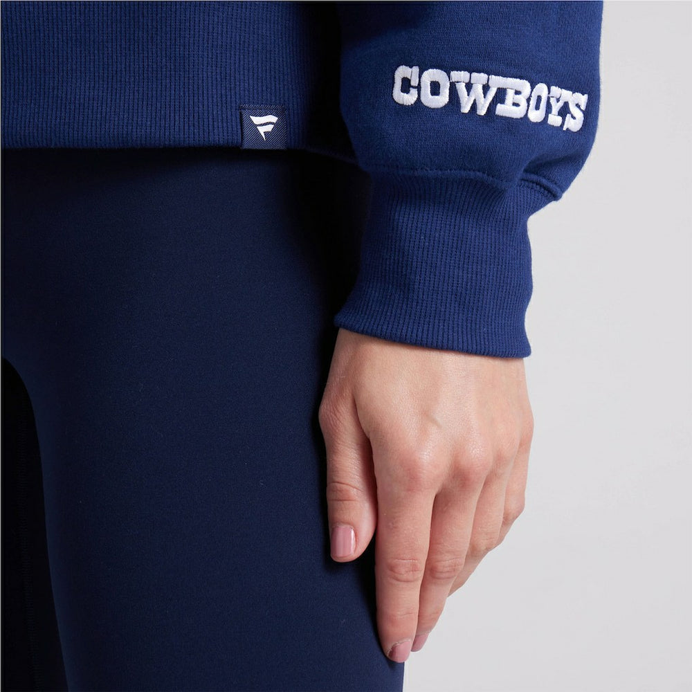 Dallas Cowboys Women's Legacy Fleece Pullover Hoodie - Navy - Fanatics