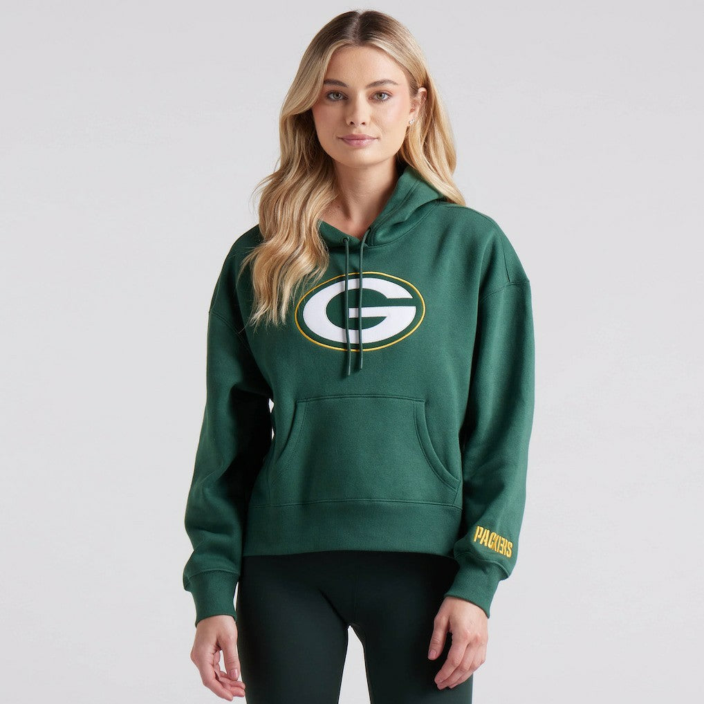 Green Bay Packers Women's Legacy Fleece Pullover Hoodie - Green - Fanatics