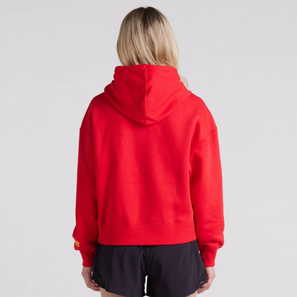 Kansas City Chiefs Women's Legacy Fleece Pullover Hoodie - Red - Fanatics