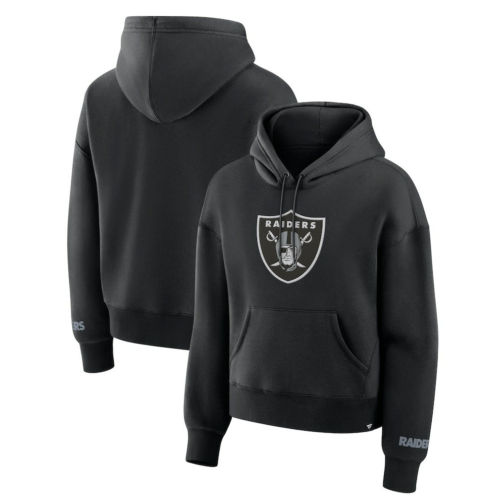 Las Vegas Raiders Women's Legacy Fleece Pullover Hoodie - Black - Fanatics
