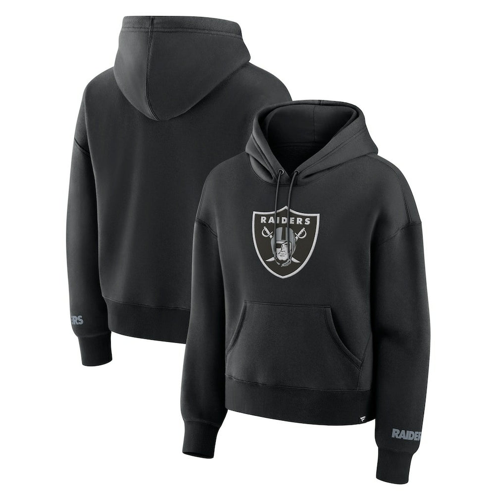 Las Vegas Raiders Women's Legacy Fleece Pullover Hoodie - Black - Fanatics