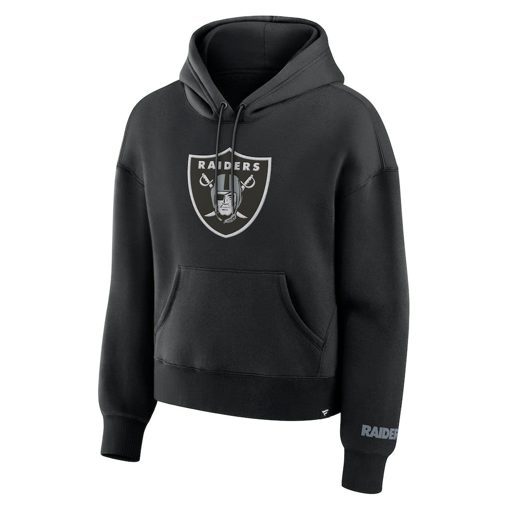 Las Vegas Raiders Women's Legacy Fleece Pullover Hoodie - Black - Fanatics