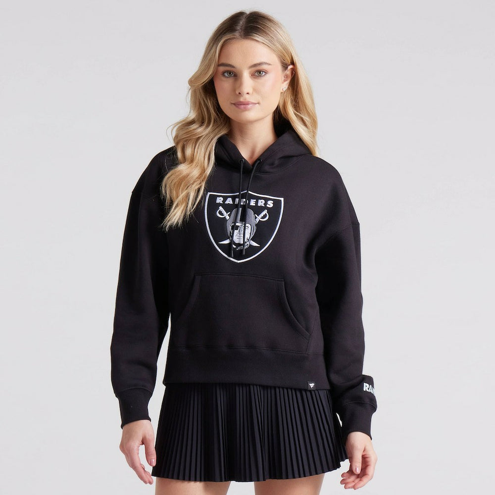 Las Vegas Raiders Women's Legacy Fleece Pullover Hoodie - Black - Fanatics